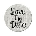 thumbnail image 1 of Darling Souvenir Elegant Text Calligraphy 1.6 Inches Round Save The Date Mini Stickers-45 Pcs, 1 of 2