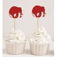 thumbnail image 1 of Darling Souvenir, Elephant Shape Cupcake Toppers, Birthday Party/ Baby Shower Dessert Decorations - Pack Of 20, 1 of 3