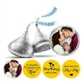 thumbnail image 1 of Darling Souvenir From The New Photo Wedding Custom Stickers 190 Pcs Chocolate Labels-Yellow, 1 of 2