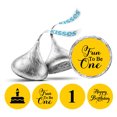 thumbnail image 1 of Darling Souvenir Fun to Be One Birthday Theme Stickers Labels 190 Pcs Party Favor-Yellow, 1 of 1