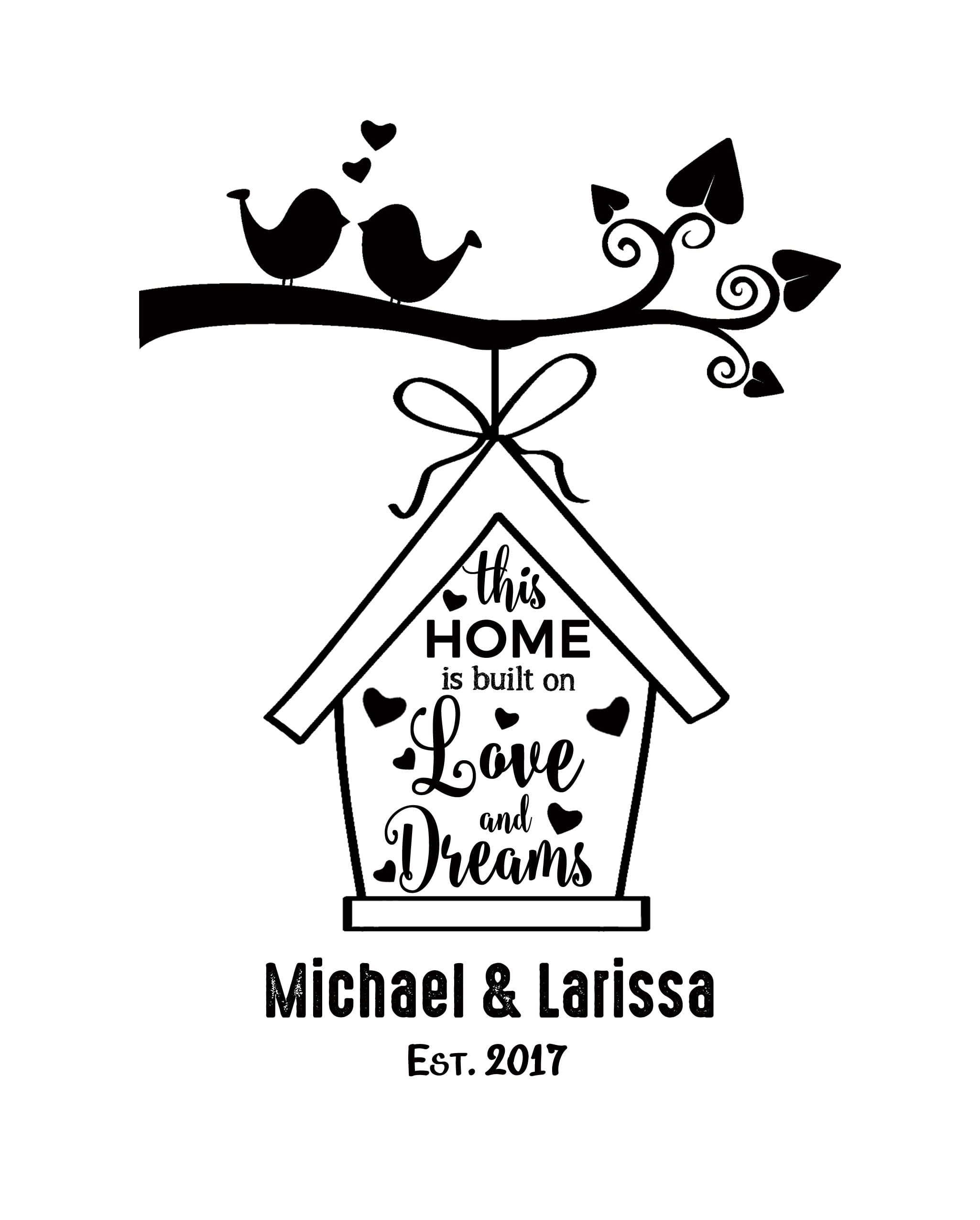 Darling Souvenir God Bless Our Home Quotes Burlap Print Wall Decor  Personalized Housewarming Gift-Burlap Print Only(8 x 10 Inches) -  Walmart.com, image size:2050x2550