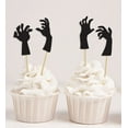 thumbnail image 1 of Darling Souvenir, Halloween Monster Hand Cupcake Topper, Birthday Party Dessert Decorations Picks - Pack Of 20, 1 of 1