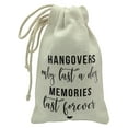 thumbnail image 1 of Darling Souvenir Hangover Recovery Kit Wedding Party Favor Bags Hangover Only Last a Day, Memories Last Forever First Aid Kit Bag 4 x 6 Inch, 10 Pcs, 1 of 5