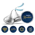 thumbnail image 1 of Darling Souvenir Hanukkah Jewish Stickers for Candy Chocolate Labels 190 Pcs DIY- & Blue & Goldenrod, 1 of 2
