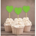 thumbnail image 1 of Darling Souvenir, Heart Cupcake Toppers, Wedding - Birthday Party Dessert Decorations - Pack Of 20, 1 of 3