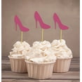 thumbnail image 1 of Darling Souvenir High Heel Bridal Shower Cupcake Toppers Wedding Birthday Party Dessert Decorations - Pack Of 40, 1 of 3