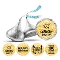 thumbnail image 1 of Darling Souvenir Its Took 100 Years Birthday Theme Stickers Candy Labels DIY 190 Pcs-Glitter Gold, 1 of 2
