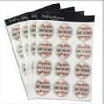 thumbnail image 1 of Darling Souvenir Leaves 1.6 Inches Round Save The Date Stickers Elegent Envelope Seals-45 Pcs, 1 of 1