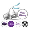 thumbnail image 1 of Darling Souvenir Lil Man is Turning 2nd Birthday Stickers chocolate Labels 190 Pcs-Purple, 1 of 2