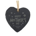 thumbnail image 1 of Darling Souvenir MADE WITH LOVE Custom Mother's Day Engraved Slate Hanging Christmas Tree Ornament with String Personalized Gift, 1 of 4