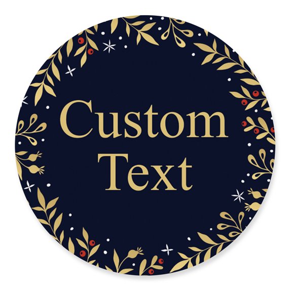 Darling Souvenir MADE WITH LOVE LeafTheme - 2" CustomStickersPremium 80 Self-AdhesiveRoundLabels, Personalized Wedding Party FavorStickers/RoundEnvelope Seal