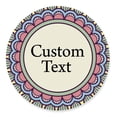 thumbnail image 1 of Darling Souvenir MADE WITH LOVE MandalaTheme - 2" CustomStickersPremium 80 Self-AdhesiveRoundLabels- Personalized Wedding Party FavorStickers/RoundEnvelope Seal, 1 of 7