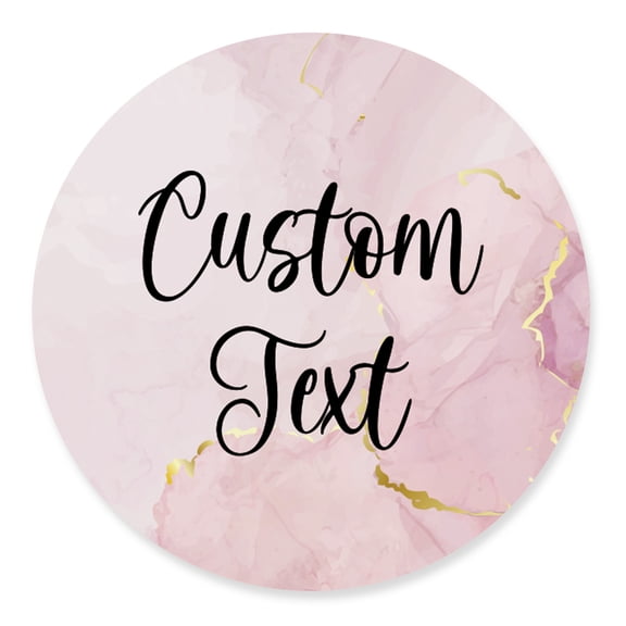 Darling Souvenir MADE WITH LOVE TextureTheme - 2" CustomStickersPremium 80 Self-AdhesiveRoundLabels, Personalized Wedding Party FavorStickers/RoundEnvelope Seal