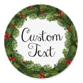 thumbnail image 1 of Darling Souvenir MADE WITH LOVEChristmas Wreath Theme - 2" CustomStickersPremium 80 Self-AdhesiveRoundLabels- Personalized Christmas Party FavorStickers/RoundEnvelope Seal, 1 of 7