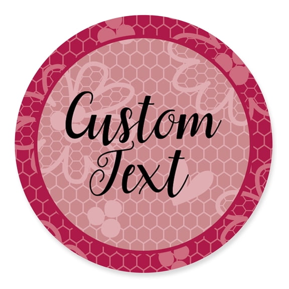 Darling Souvenir MADE WITH LOVEHoneycomb Theme - 2" CustomStickersPremium 80 Self-AdhesiveRoundLabels- Personalized Baby ShowerStickers/RoundEnvelope Seal
