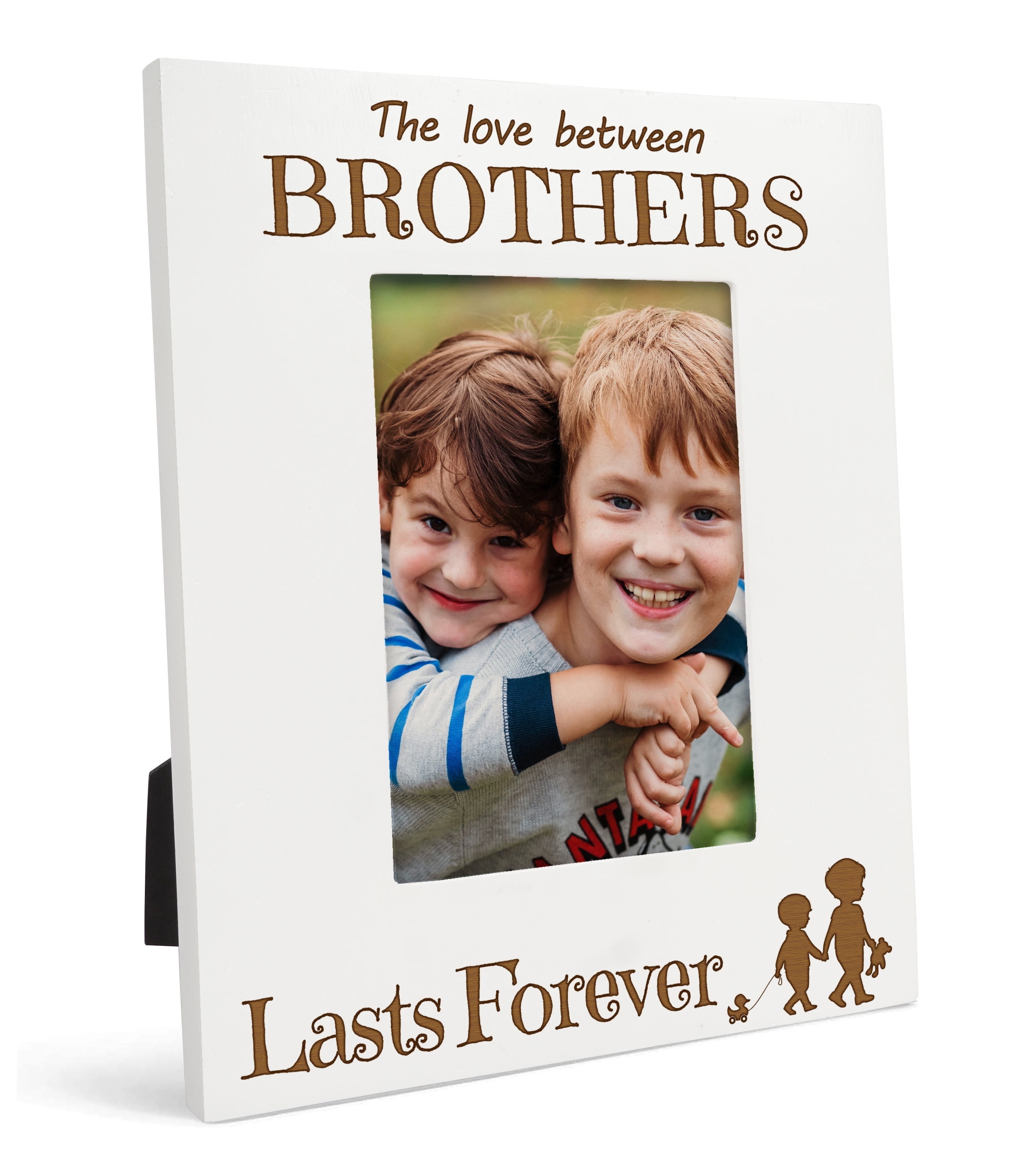 Darling Souvenir Rustic Stepbrother Wooden Frame - 4x6 Inches Vertical ...