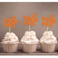thumbnail image 1 of Darling Souvenir, Mr & Mrs Wedding Cupcake Toppers, Party Dessert Decorations - Pack Of 20, 1 of 3