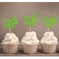 thumbnail image 1 of Darling Souvenir, Mr & Mrs Wedding Cupcake Toppers, Party Dessert Decorations - Pack Of 20, 1 of 3