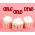 thumbnail image 1 of Darling Souvenir, One First Birthday Cupcake Toppers, Dessert Decorations - Pack Of 20, 1 of 3