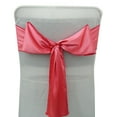 thumbnail image 1 of Darling Souvenir Pack Of 10 Satin Chair Sashes Bow Sash For Wedding & Events Supplies Party Decoration Chair Cover Sash - Colors Available, 1 of 6