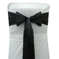 thumbnail image 1 of Darling Souvenir Pack Of 10 Satin Chair Sashes Bow Sash For Wedding & Events Supplies Party Decoration Chair Cover Sash - Colors Available, 1 of 6