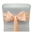 thumbnail image 1 of Darling Souvenir Pack Of 100 Satin Chair Sashes Bow Sash For Wedding & Events Supplies Party Decoration Chair Cover Sash - Colors Available, 1 of 5