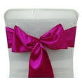 thumbnail image 1 of Darling Souvenir Pack Of 25 Satin Chair Sashes Bow Sash For Wedding & Events Supplies Party Decoration Chair Cover Sash - Colors Available, 1 of 5