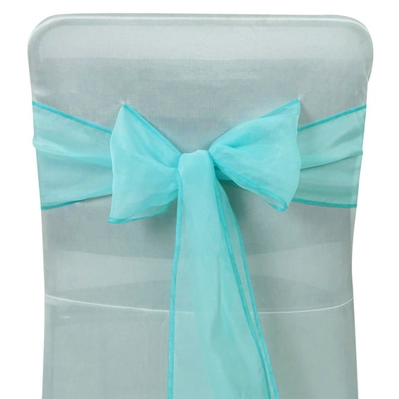 Darling Souvenir Pack Of 25 Satin Chair Sashes Bow Sash For Wedding & Events Supplies Party Decoration Chair Cover Sash - Colors Available