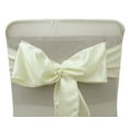 thumbnail image 1 of Darling Souvenir Pack Of 50 Satin Chair Sashes Bow Sash For Wedding & Events Supplies Party Decoration Chair Cover Sash - Colors Available, 1 of 6