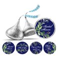 thumbnail image 1 of Darling Souvenir Pack of 190 Pcs chocolate&nbsp;Bridal Shower Theme&nbsp;Stickers Party Favor-Blue, 1 of 2