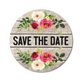 thumbnail image 1 of Darling Souvenir Peony Floral Non Custoamized 45 Pcs Round Save The Date Stickers-1.6 Inches, 1 of 1