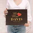 thumbnail image 1 of Darling Souvenir Personalized Engraved Laser Cut Wedding Guest Book Wooden Cover Sign-in Book Registry Guestbook Scrapbook-88, 1 of 7