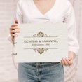 thumbnail image 1 of Darling Souvenir Personalized Engraved Laser Cut Wedding Guest Book Wooden Cover Sign-in Book Registry Guestbook Scrapbook-B7, 1 of 7