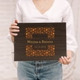 thumbnail image 1 of Darling Souvenir Personalized Engraved Laser Cut Wedding Guest Book Wooden Cover Sign-in Book Registry Guestbook Scrapbook-PB, 1 of 7