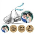 thumbnail image 1 of Darling Souvenir Personalized Love Is Sweet Wedding Photo Stickers Candy Labels DIY-Brown, 1 of 2