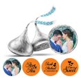 thumbnail image 1 of Darling Souvenir Personalized Love Is Sweet Wedding Photo Stickers Candy Labels DIY-Orange, 1 of 2