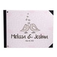 thumbnail image 1 of Darling Souvenir Purple Love Birds Printed Hardbound Cover Guestbook For Wedding Guest Sign In Book Registry-9 x 12 Inches, 1 of 5