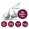 thumbnail image 1 of Darling Souvenir Quinceanera 15 Birthday Stickers for chocolate Candy Labels 190 Pcs-Burgundy, 1 of 2