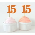 thumbnail image 1 of Darling Souvenir, Quinceanera 15th Birthday Cupcake Toppers, Dessert Decorations - Pack Of 20, 1 of 3