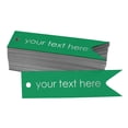 thumbnail image 1 of Darling Souvenir Silver Foil Personalized Paper Hang Tags Your Text Here Party Favor Tags 50 Pieces, 1 of 1