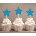 thumbnail image 1 of Darling Souvenir, Star Shape Cupcake Toppers, Birthday Wedding Party Dessert Decorations - Pack Of 40, 1 of 3