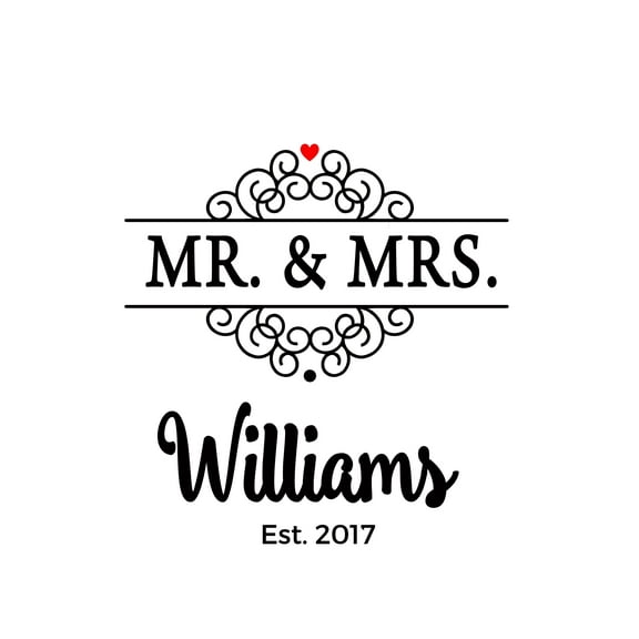 Darling Souvenir Swirl Split Frame Burlap Print Wall Decor Mr & Mrs Personalized Anniversary Gift-Burlap Print Only(8 x 10 Inches)