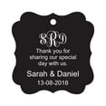 thumbnail image 1 of Darling Souvenir Thank You For Sharing Our Special Day Custom Monogram Initials Hang Tags Personalized Wedding Favor Gift Tags-Black-50 Tags, 1 of 1