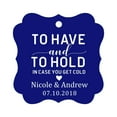 thumbnail image 1 of Darling Souvenir To Have and To Hold In Case You Get Cold Wedding Party Favor Hang Tags Custom Bonbonniere Gift Tags-Blue-50 Tags, 1 of 1