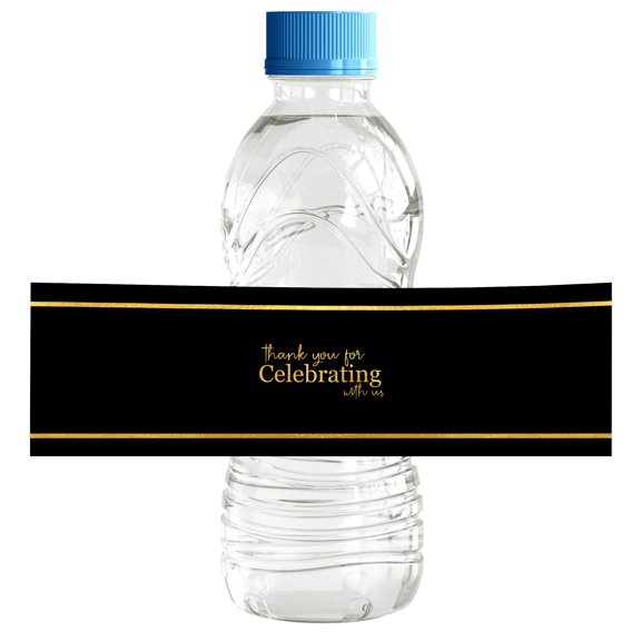 Darling Souvenir WaterBottleLabels Black With Floral Self Adhesive Party Supplies Cheers To The Future Mrs. Stickers ForWaterBottleIdeal Engagement Party,Wedding Announcement Party-Pack Of 32