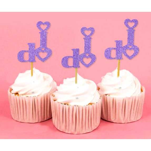 Darling Souvenir, Wedding I Do Cupcake Toppers, Party Dessert Decorations - Pack Of 40