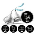 thumbnail image 1 of Darling Souvenir Wedding Theme Stickers chocolate Candy Labels 190 Pcs Party Favor-Black, 1 of 1