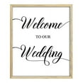 thumbnail image 1 of Darling Souvenir Welcome to Our Wedding Sign, Wedding Welcome Sign, Party Print D茅cor (Frame Not Included), 1 of 3