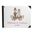 thumbnail image 1 of Darling Souvenir White Couple & Floral Antelar Hardbound Cover Printed Anniversary Wedding Guestbook Scrap book-9 x 12 Inches, 1 of 5