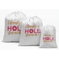 thumbnail image 1 of Darling Souvenir White Thanks A Hole Bunch Birthday Party Supplies Favor Bags Gift Pouches 15 Pieces, 1 of 5